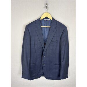 Samuelsohn Harry Rosen Men’s 44R Blue Wool Sport Coat Blazer